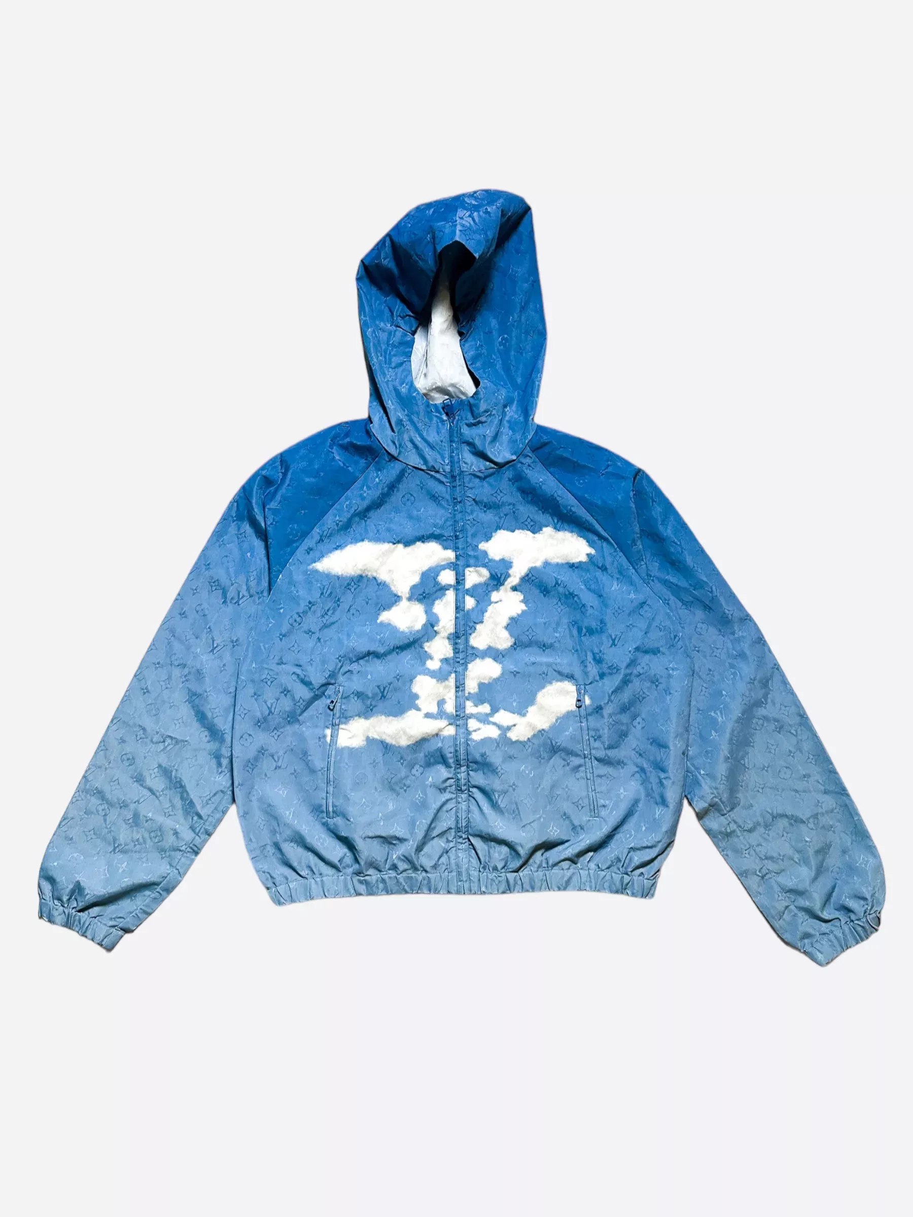 Louis Vuitton Blue Cloud Monogram Windbreaker