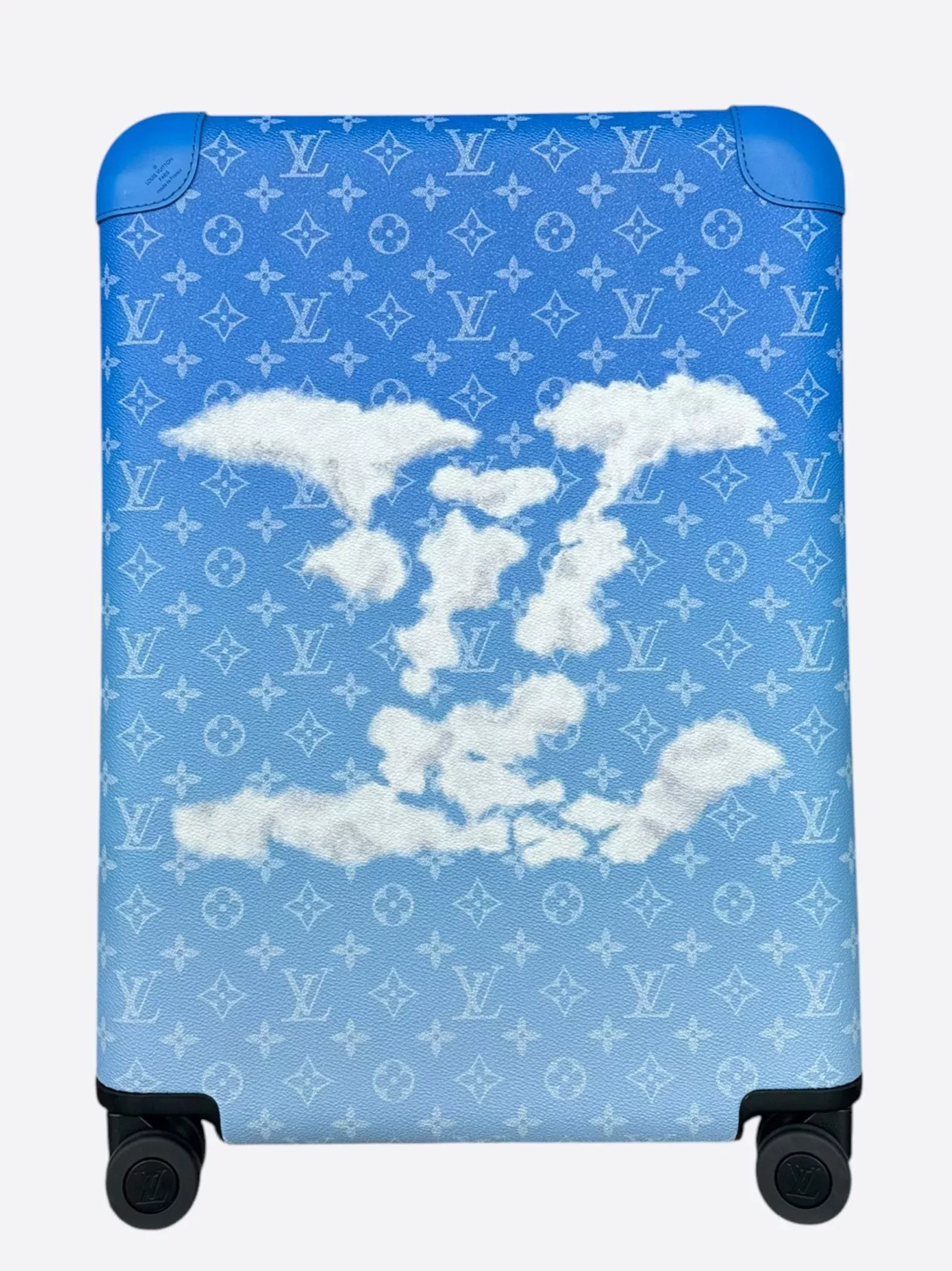 Louis Vuitton Blue & White Cloud Logo Monogram Horizon 55