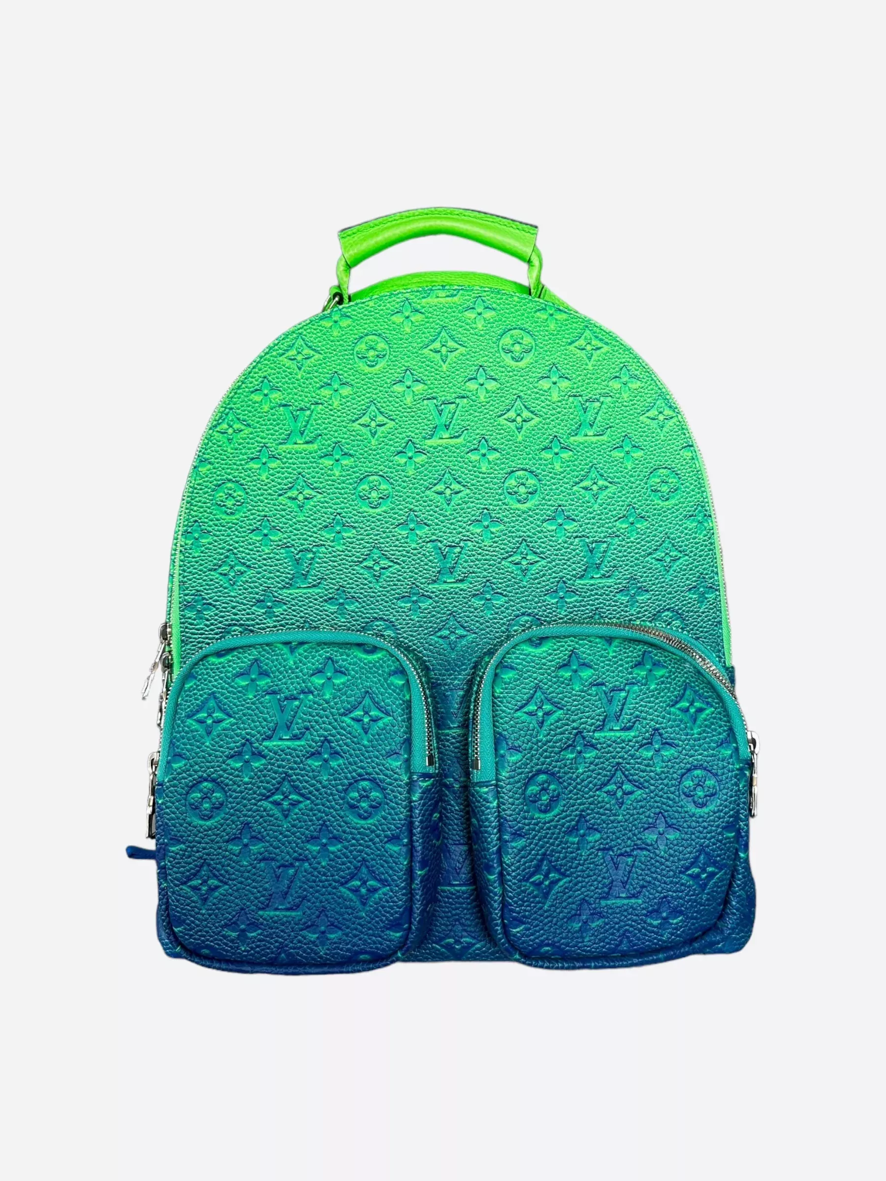 Louis Vuitton Green Taurillon Illusion Monogram Backpack