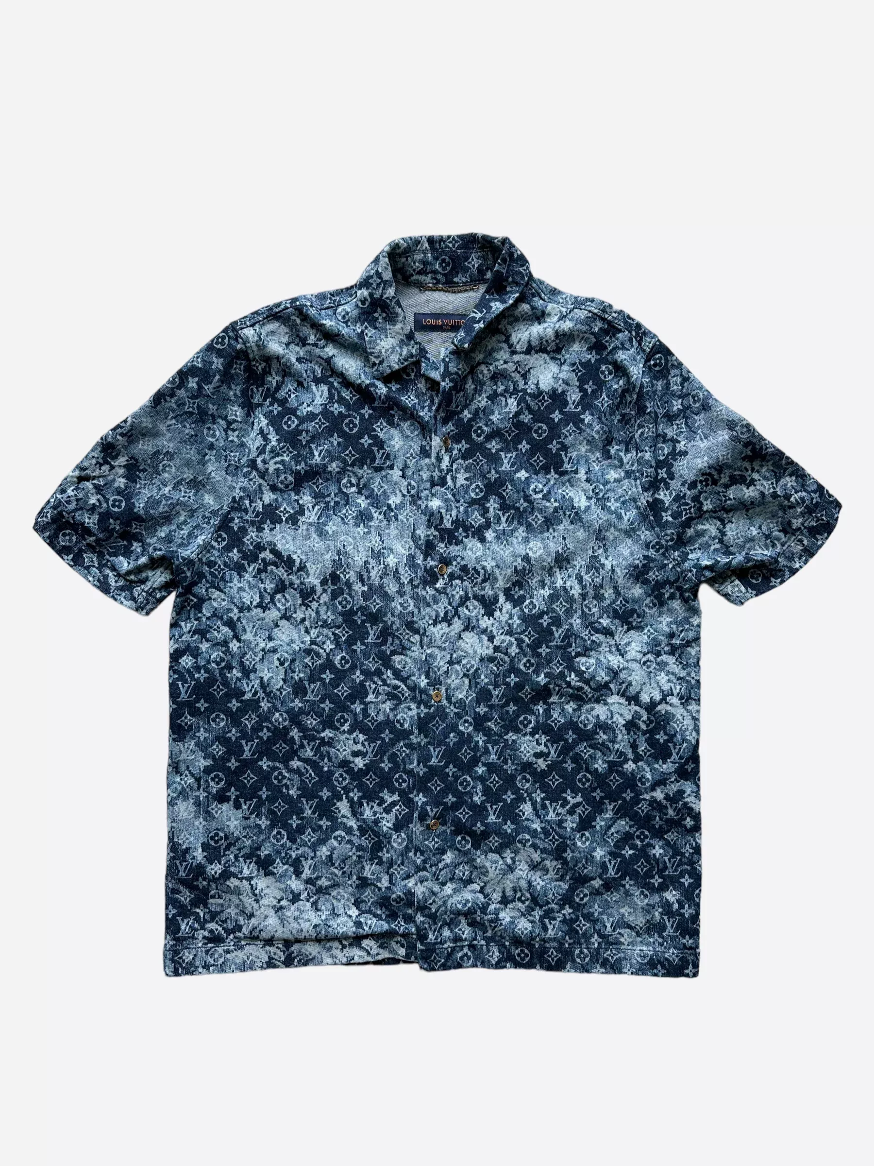 Louis Vuitton Monogram Tapestry Button Up Shirt
