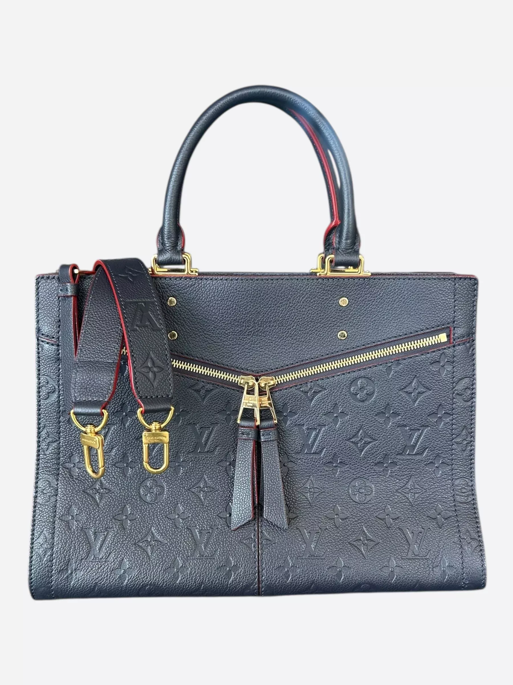 Louis Vuitton Navy Monogram Empreinte Sully PM