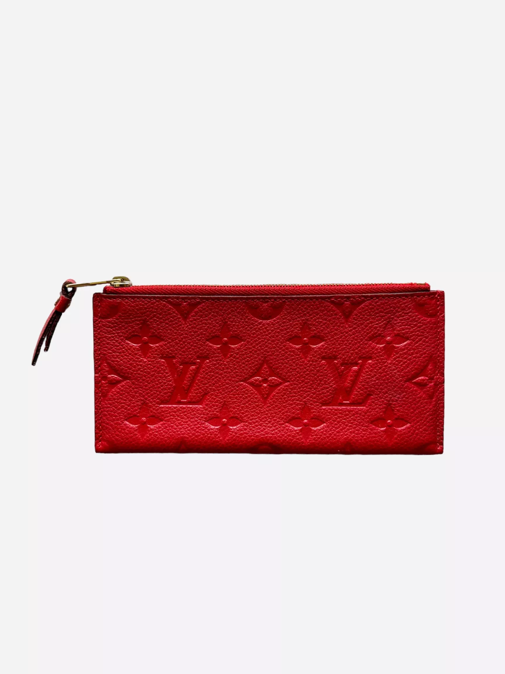 Louis Vuitton Red Monogram Empreinte Coin Pouch
