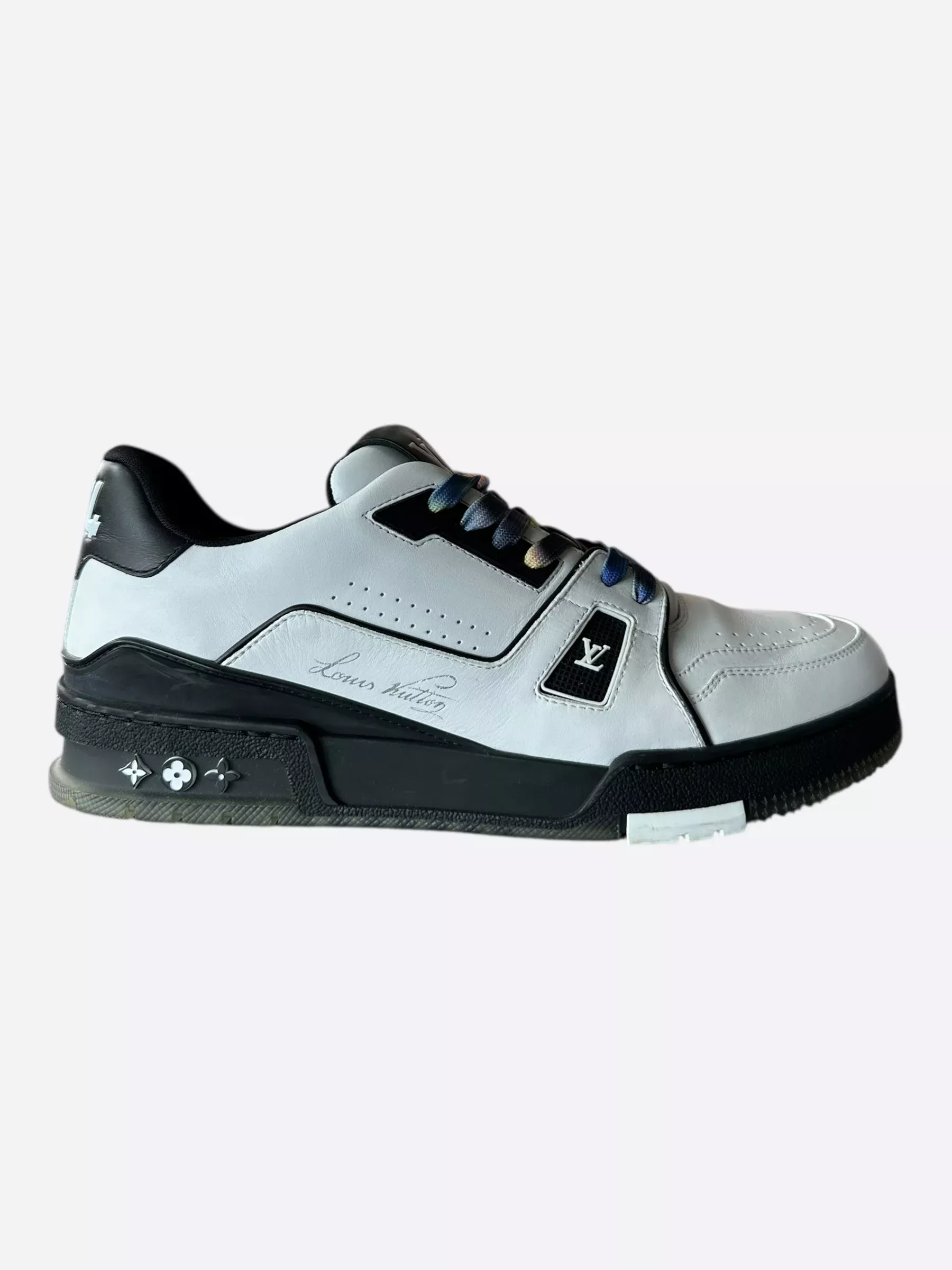 Louis Vuitton White & Black Trainers