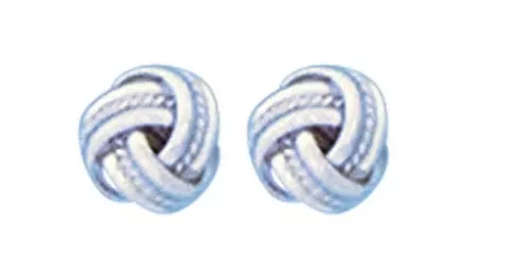 Love Knots Sterling Silver Earrings