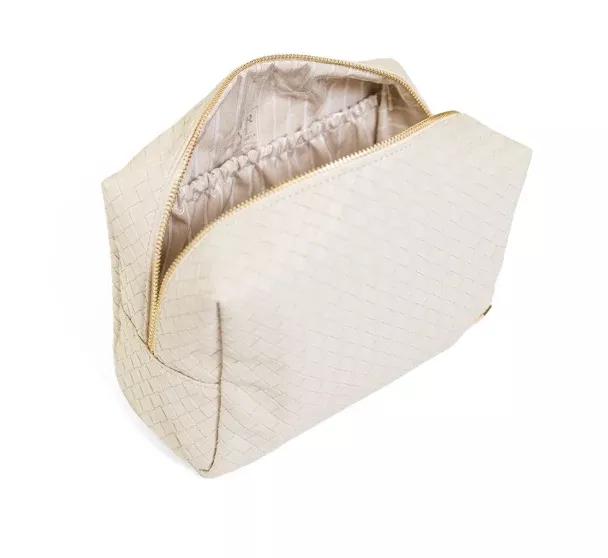 Luxe Woven Everyday Cosmetic Bag