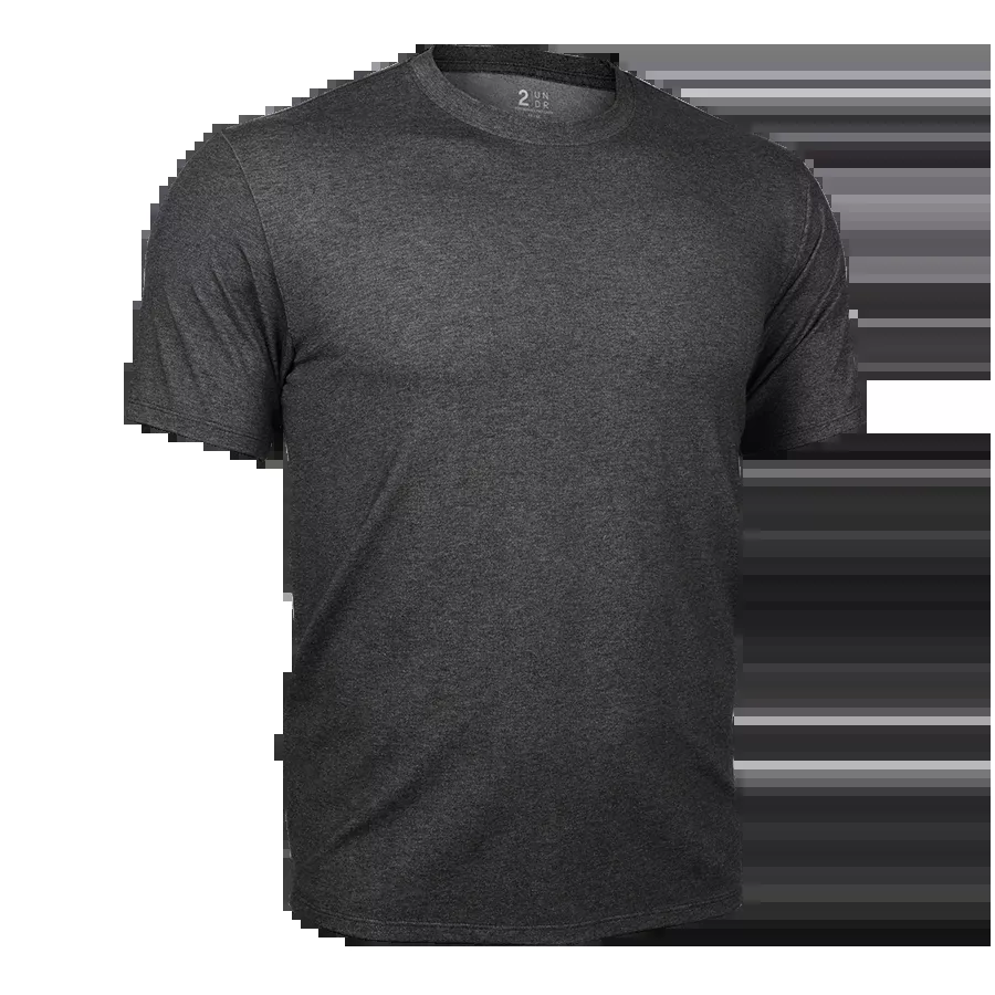 Luxury Crew Tee - Charcoal