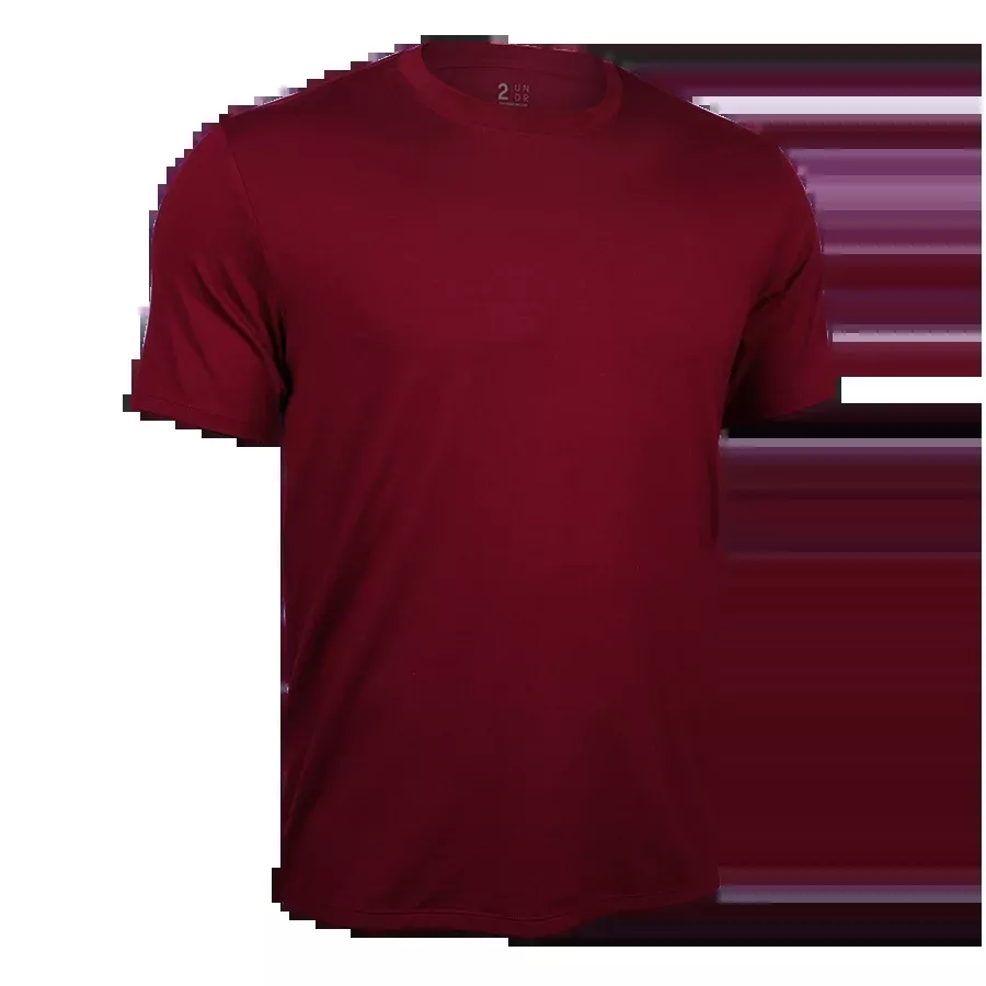 Luxury Crew Tee - Merlot