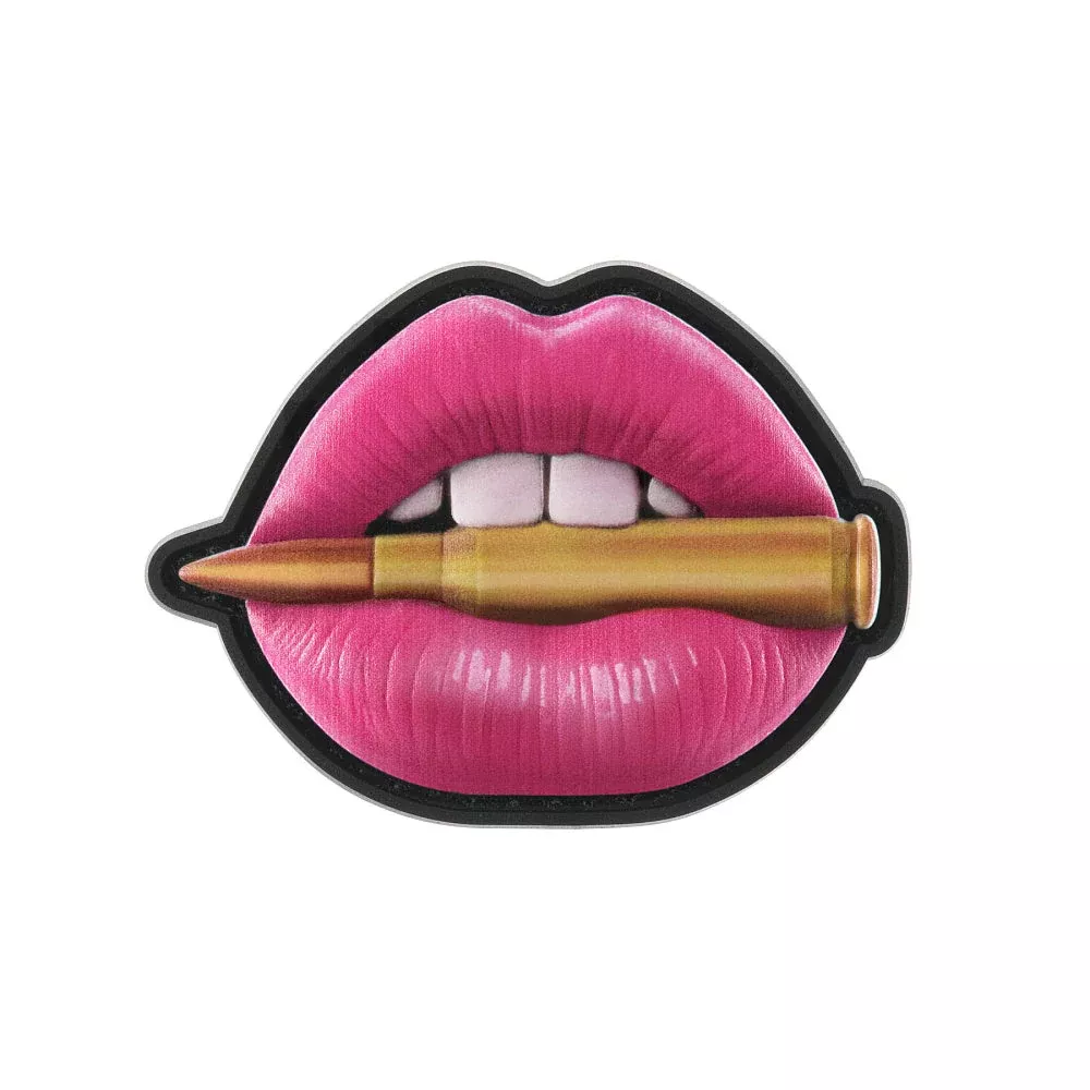 M-Tac Patch Pink Lips with Bullet PVC