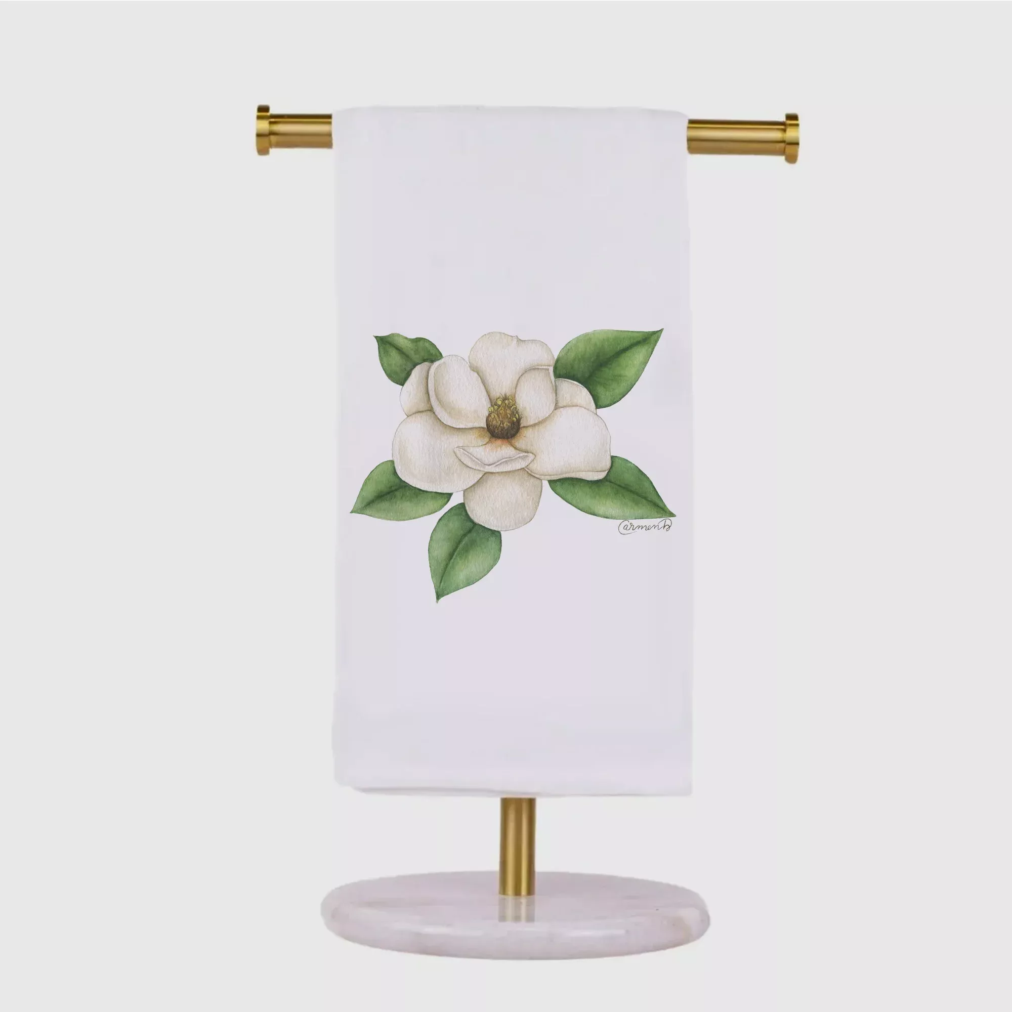 Magnolia Tea Towel