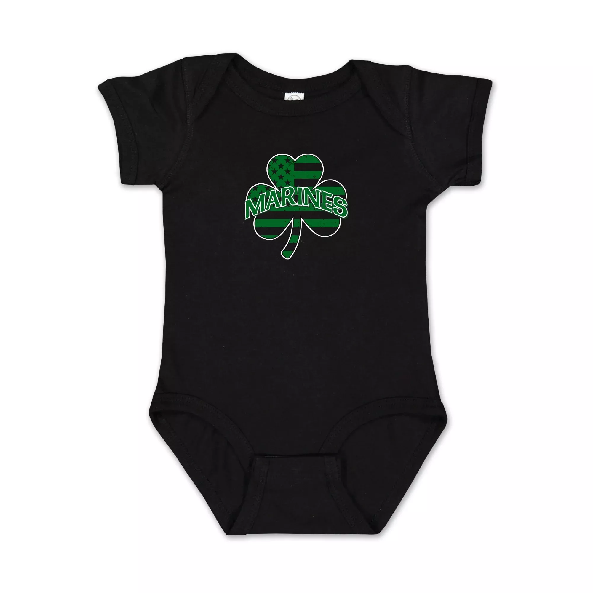 Marines Shamrock Infant Romper