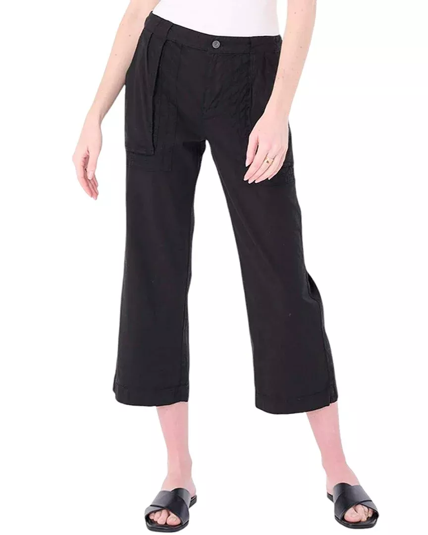 Marrakech Tori Linen-Blend Cropped Pant