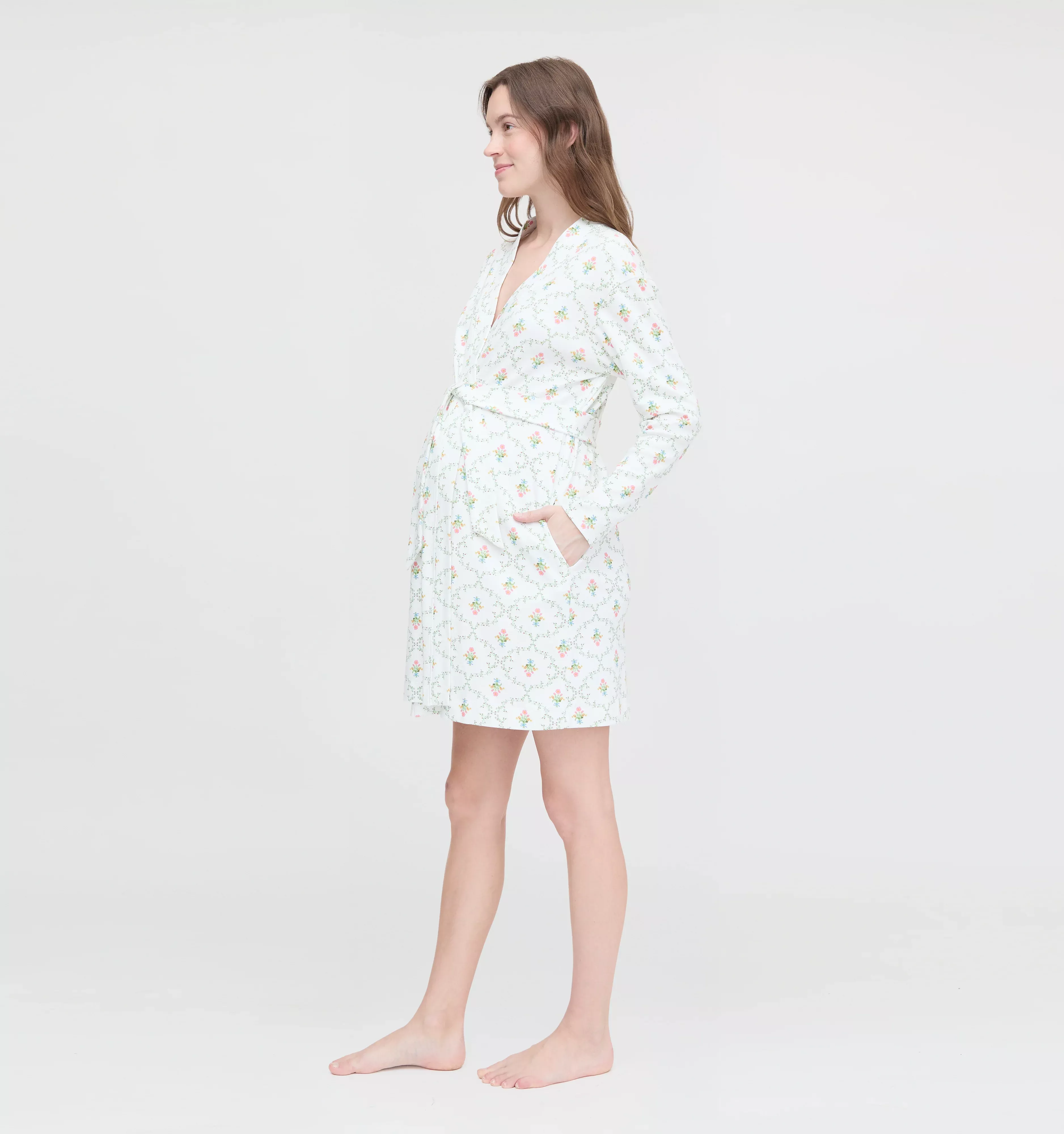 The Maternity Ivory Robe