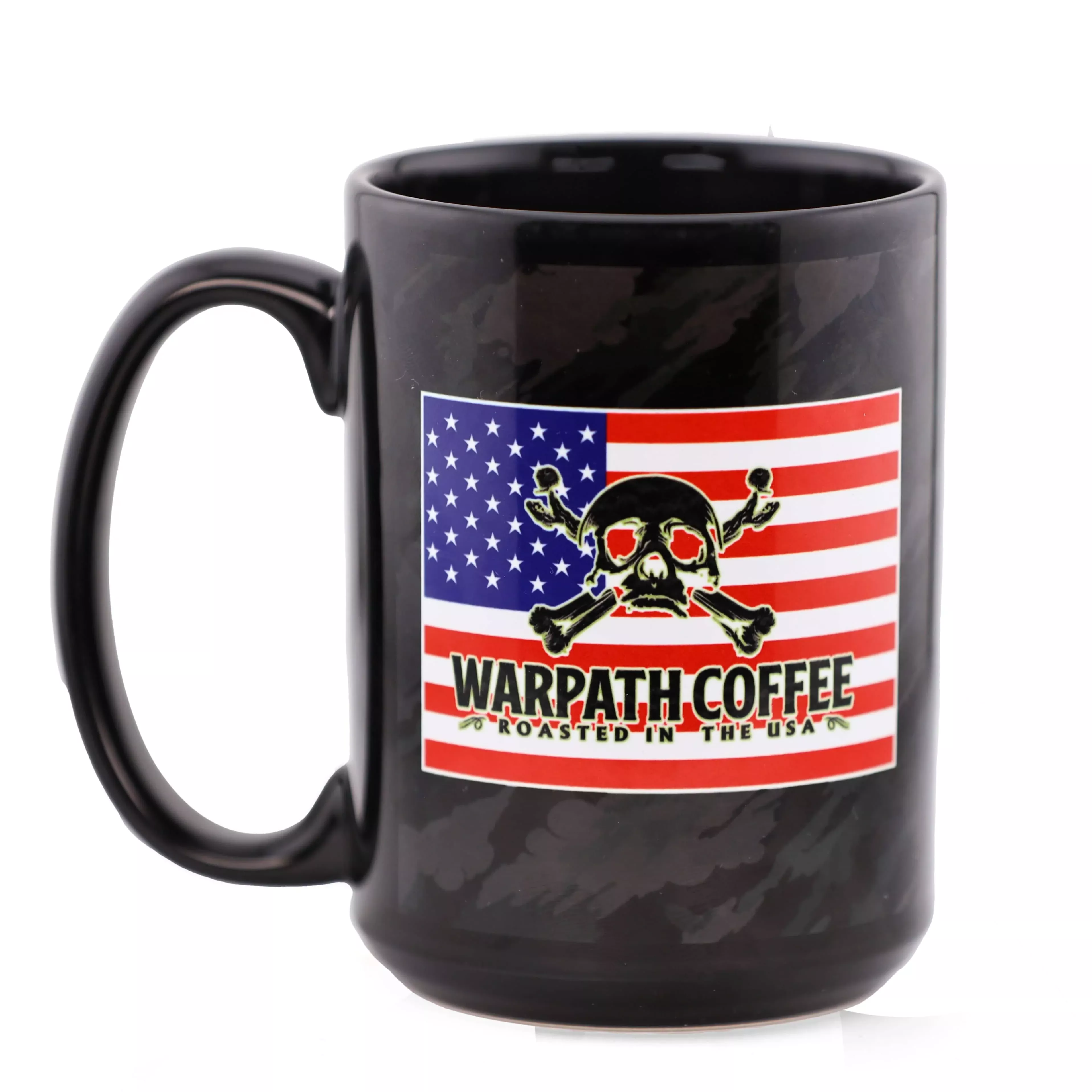 MK4 US Flag Mug Black