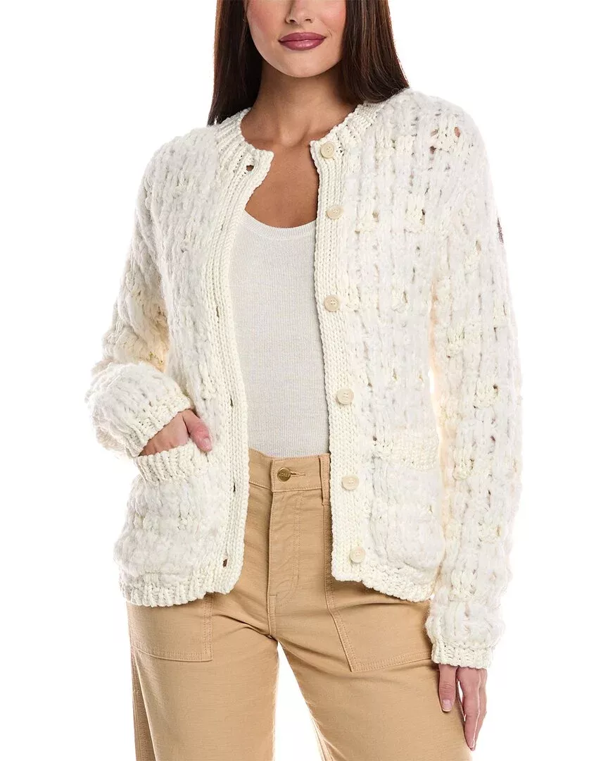 Moncler Wool & Alpaca-Blend Cardigan
