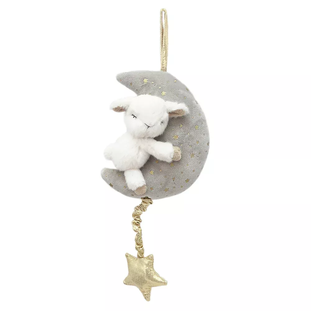 Musical Pull Mobile - Lamb & Moon