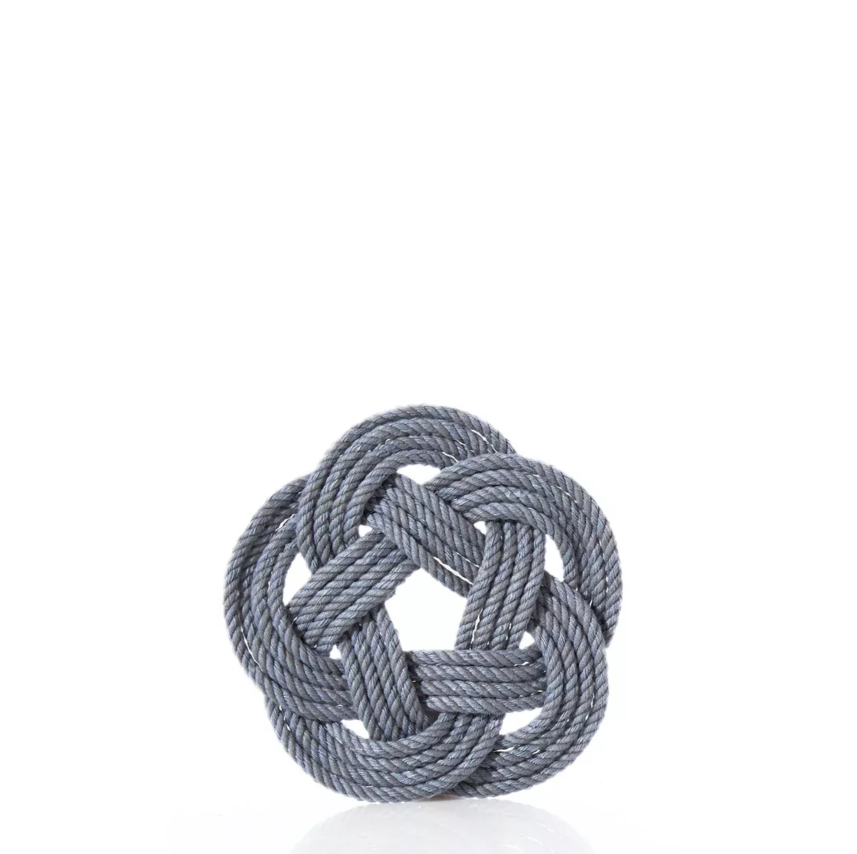 Nautical Sailor Knot Coasters-Grey