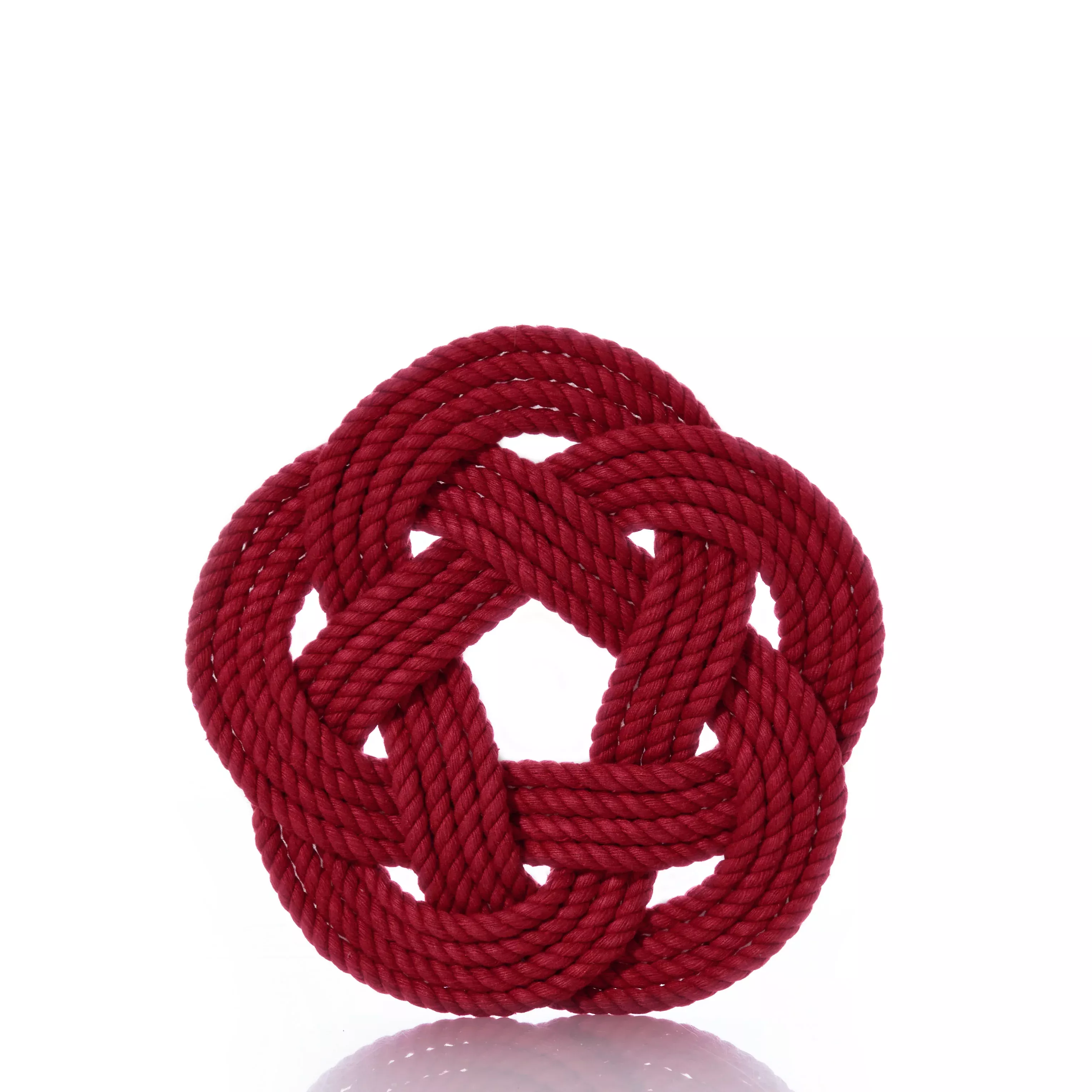Nautical Sailor Knot Trivet - Red