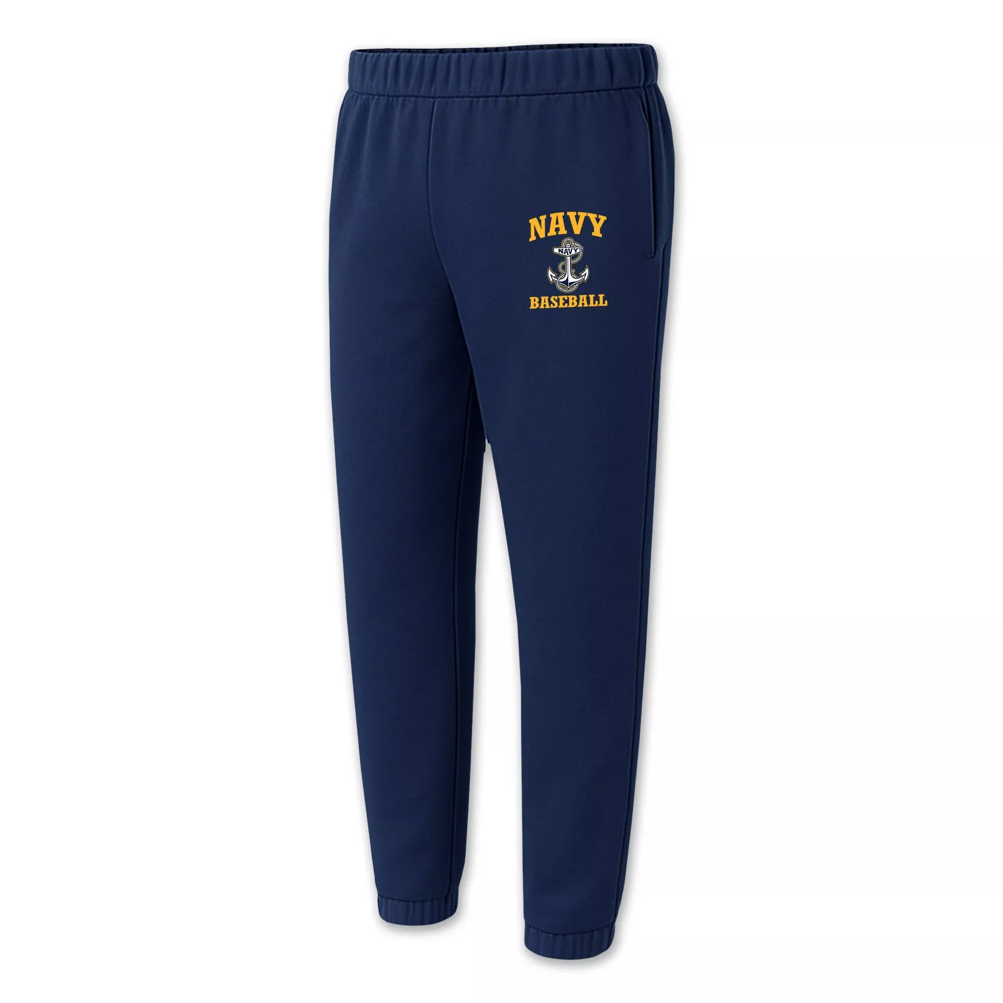 Navy Anchor Baseball Sweatpants