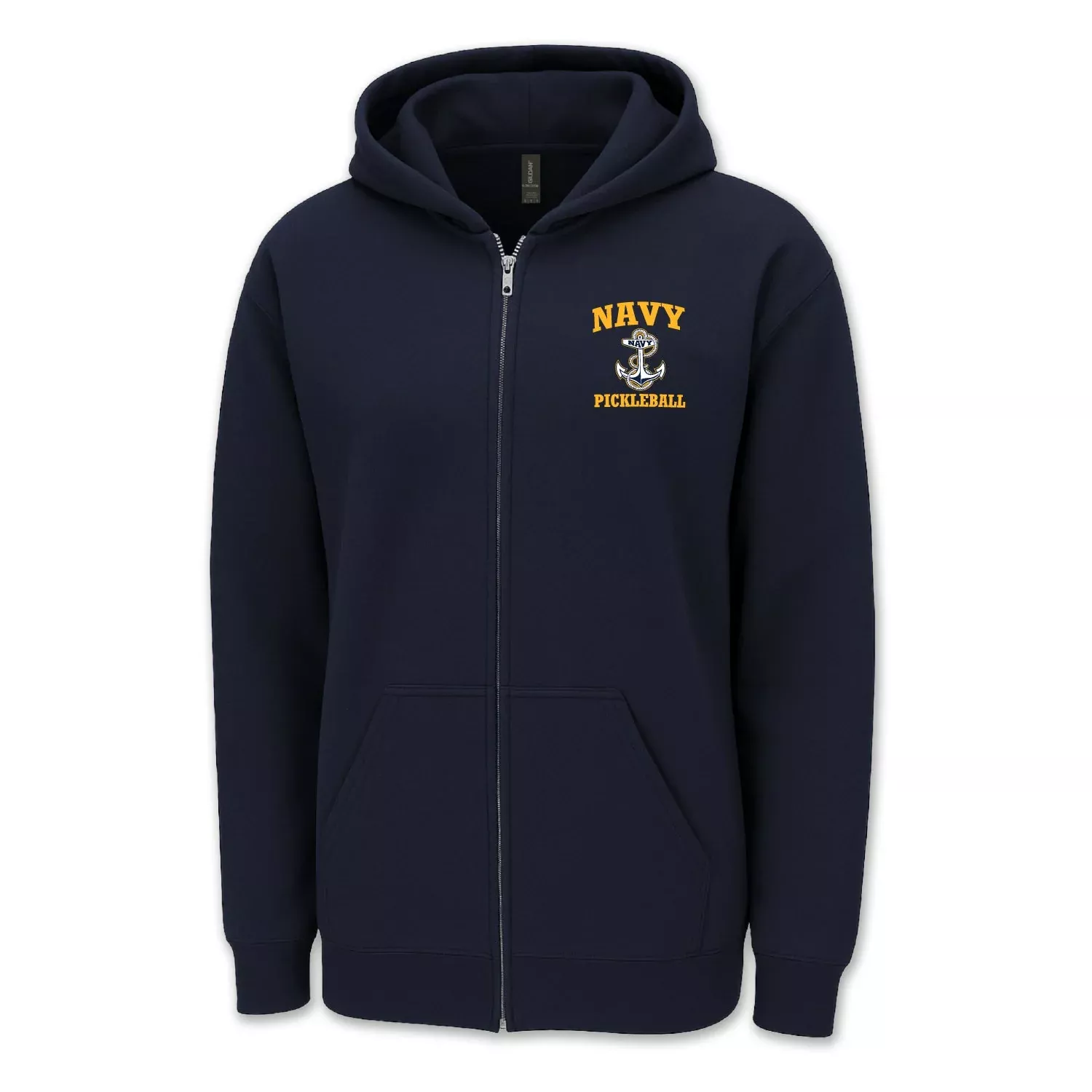 Navy Anchor Pickleball Full-Zip