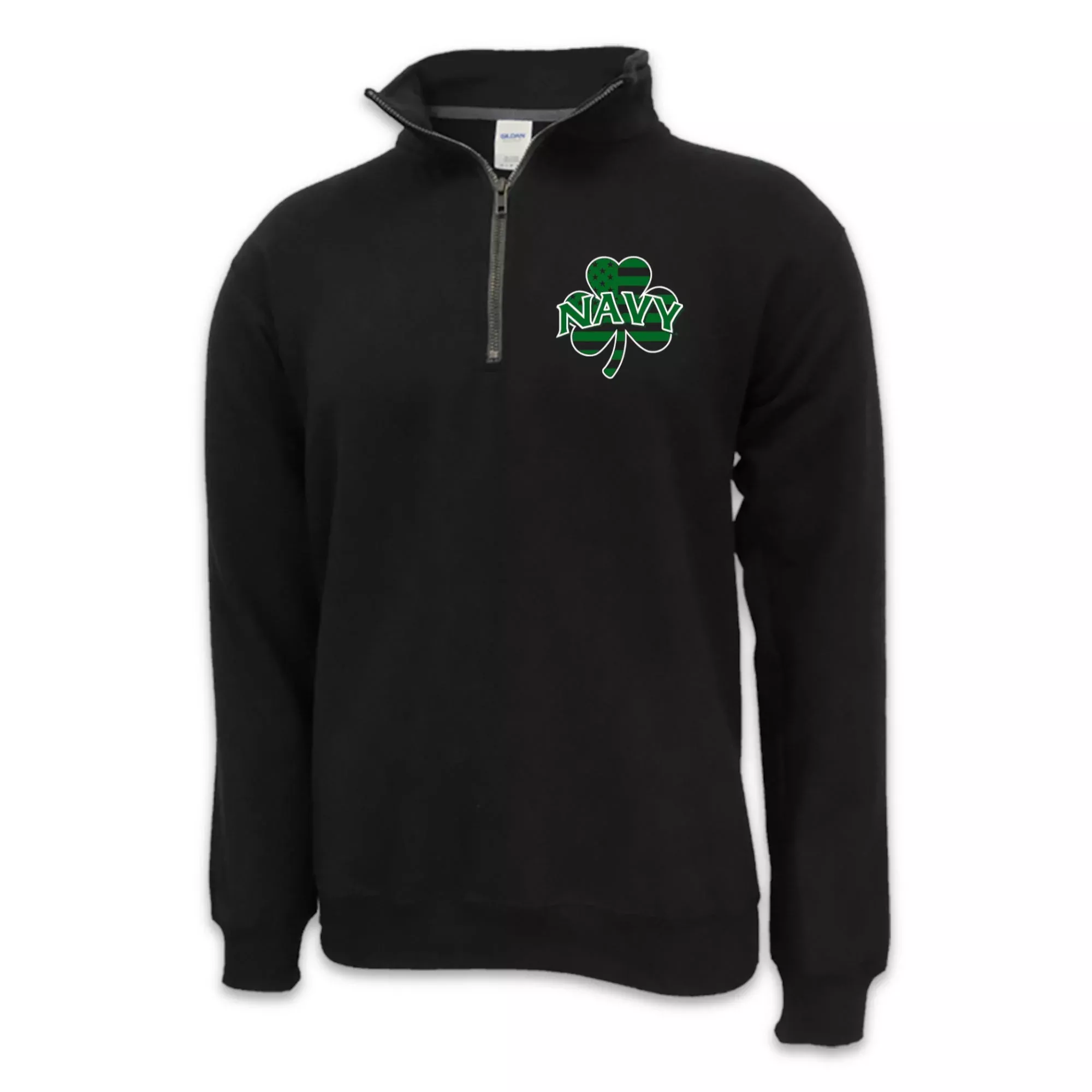 Navy Shamrock Quarter Zip