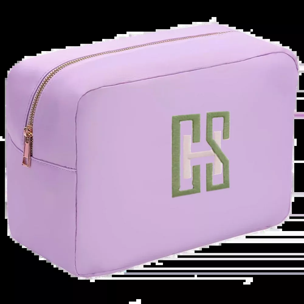 Nylon Customizable Cosmetic Bag - Large