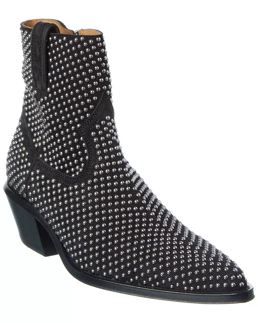 Off-White™ Stud Texas Suede Bootie