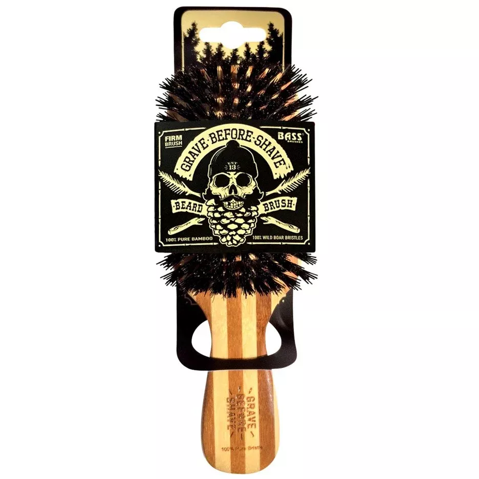 Official GRAVE BEFORE SHAVE™Beard Brush