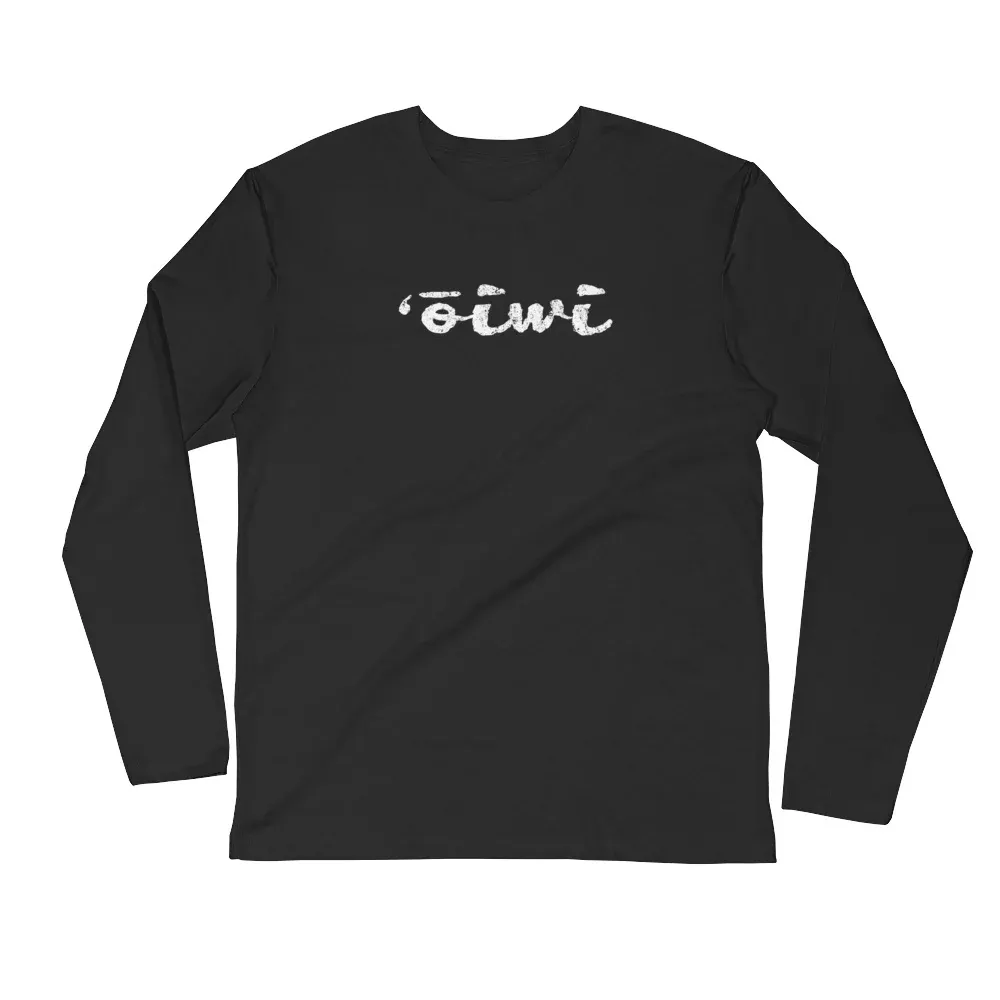 Oiwi Long Sleeve Fitted Crew