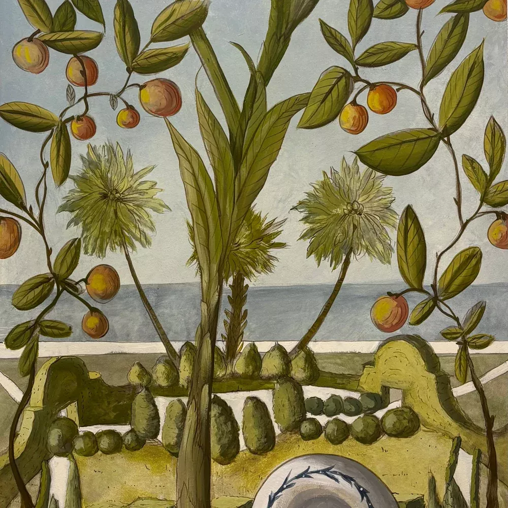 Paper Panel-Bourgeoisie Gardens 2