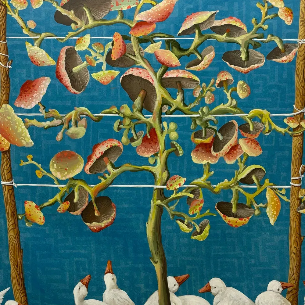 Paper Panel-Duck Flock