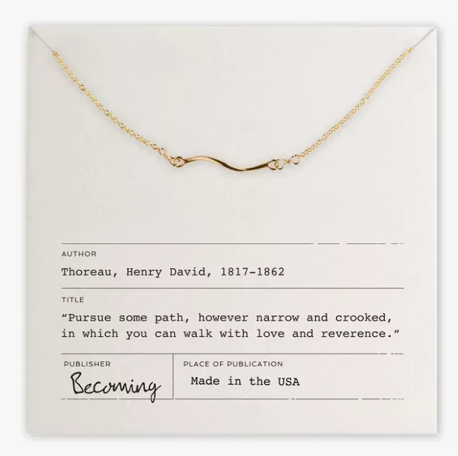 Path Necklace - Gold