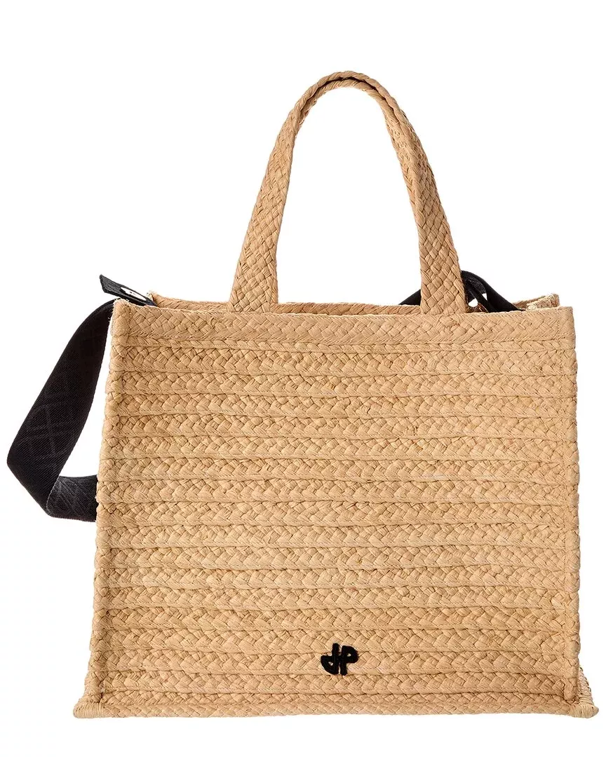 Patou Jp Large Raffia Tote