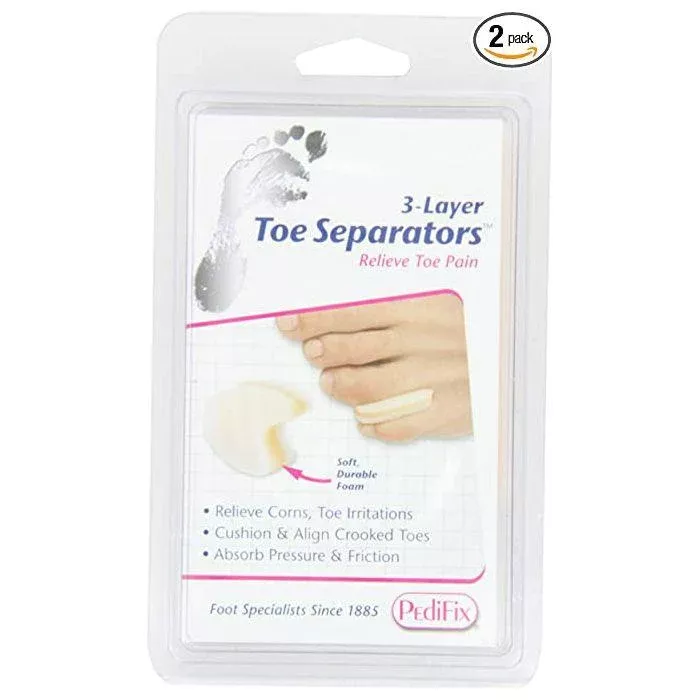 PediFix 3-Layer Toe Separators 6 count
