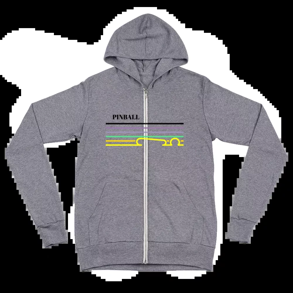 Pinball Lines - Zip Hoodie