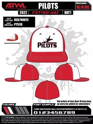 Pinecrest Pilots PTS30 Hat