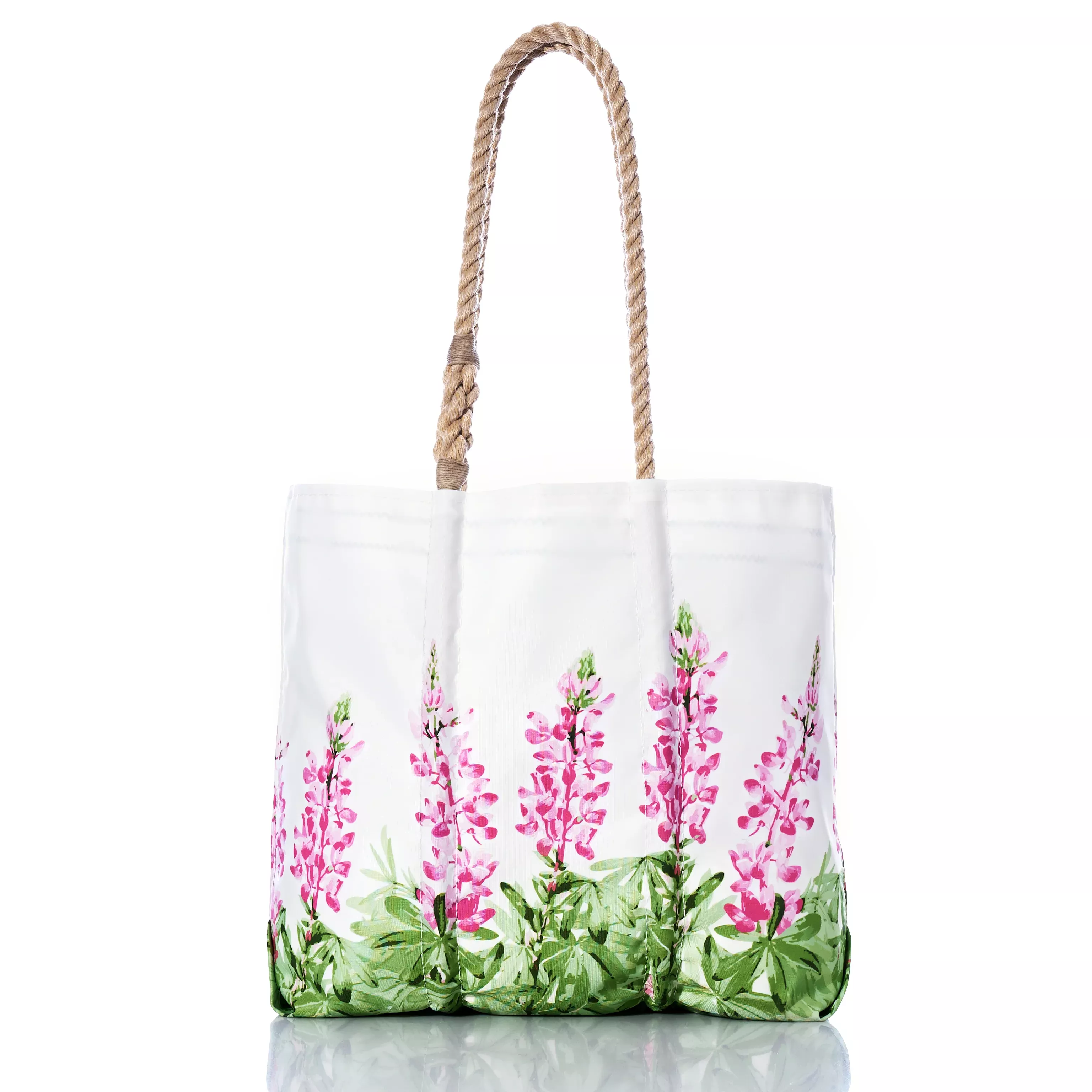 Pink Lupine Medium Tote