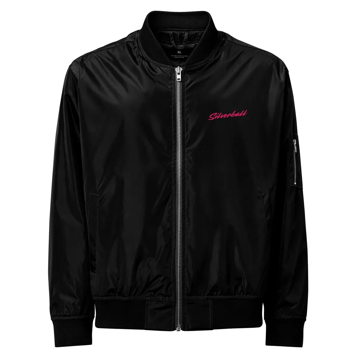 Premium Silverball bomber jacket