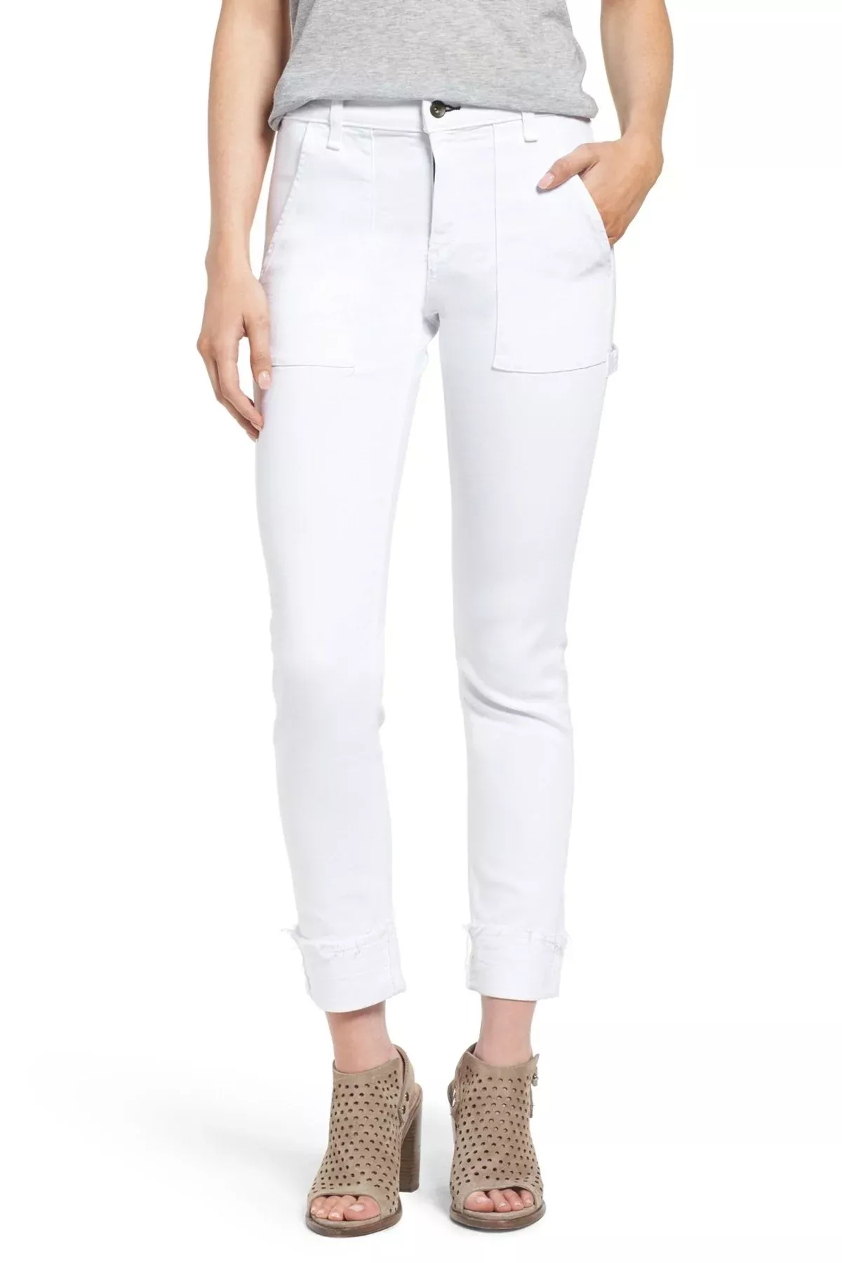Rag & Bone Dre Carpenter Jeans In Aged Bright White 26