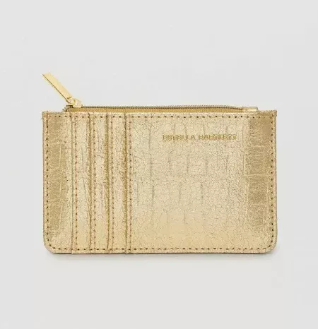 Rectangle Card Wallet - Gold