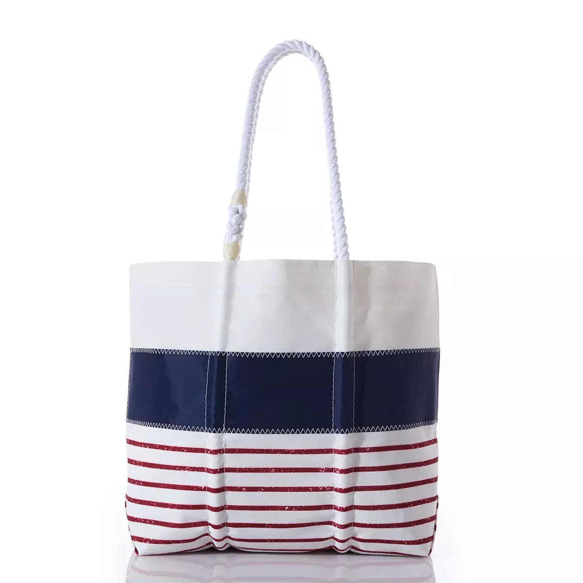 Red Mariner Stripe Medium Tote