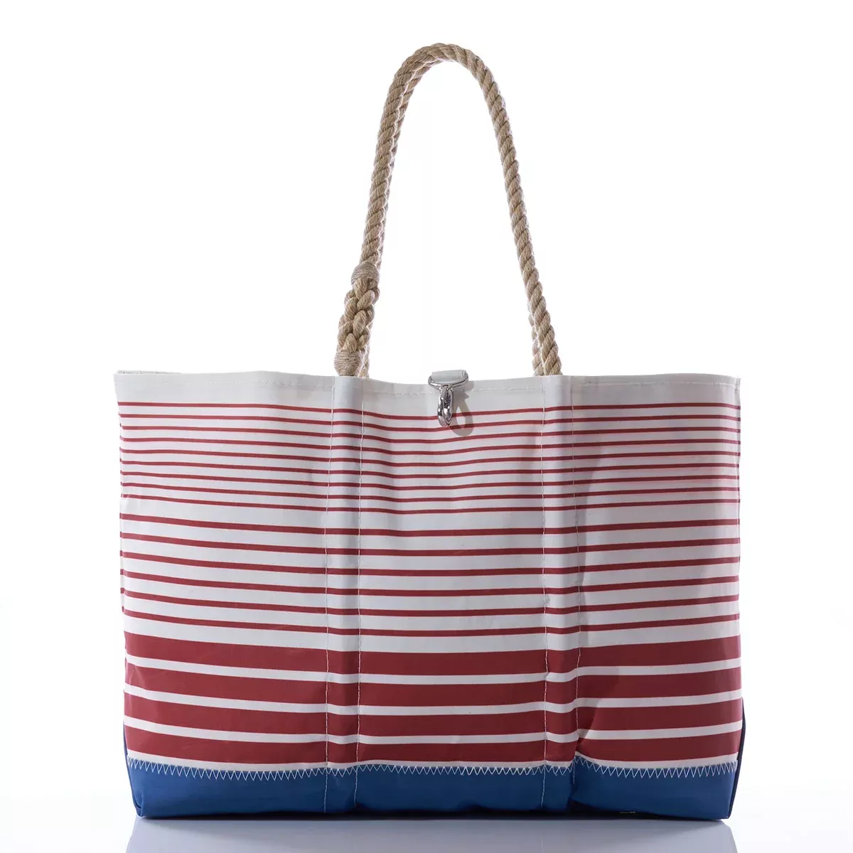 Red Stripe Ogunquit Beach Tote