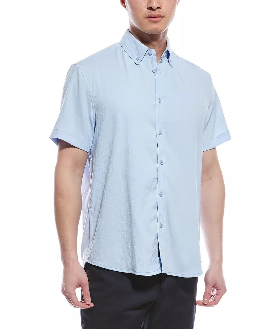 Report Collection Seersucker Shirt