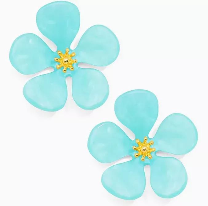 Resin Flower Earring