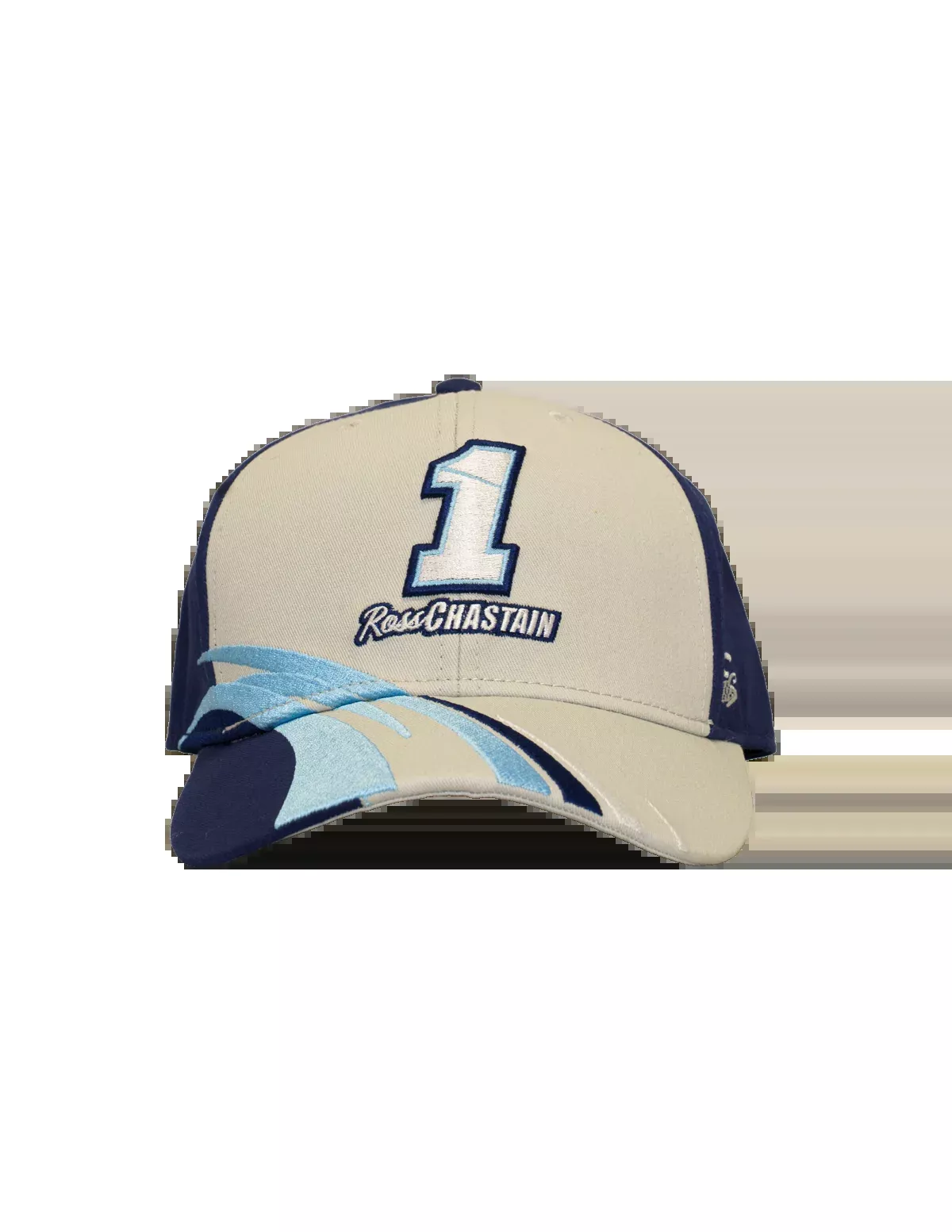 Ross Chastain #1 Grey Wave Snapback Hat