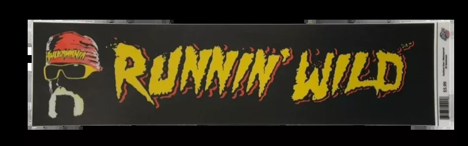 Runnin Wild Bumper Sticker
