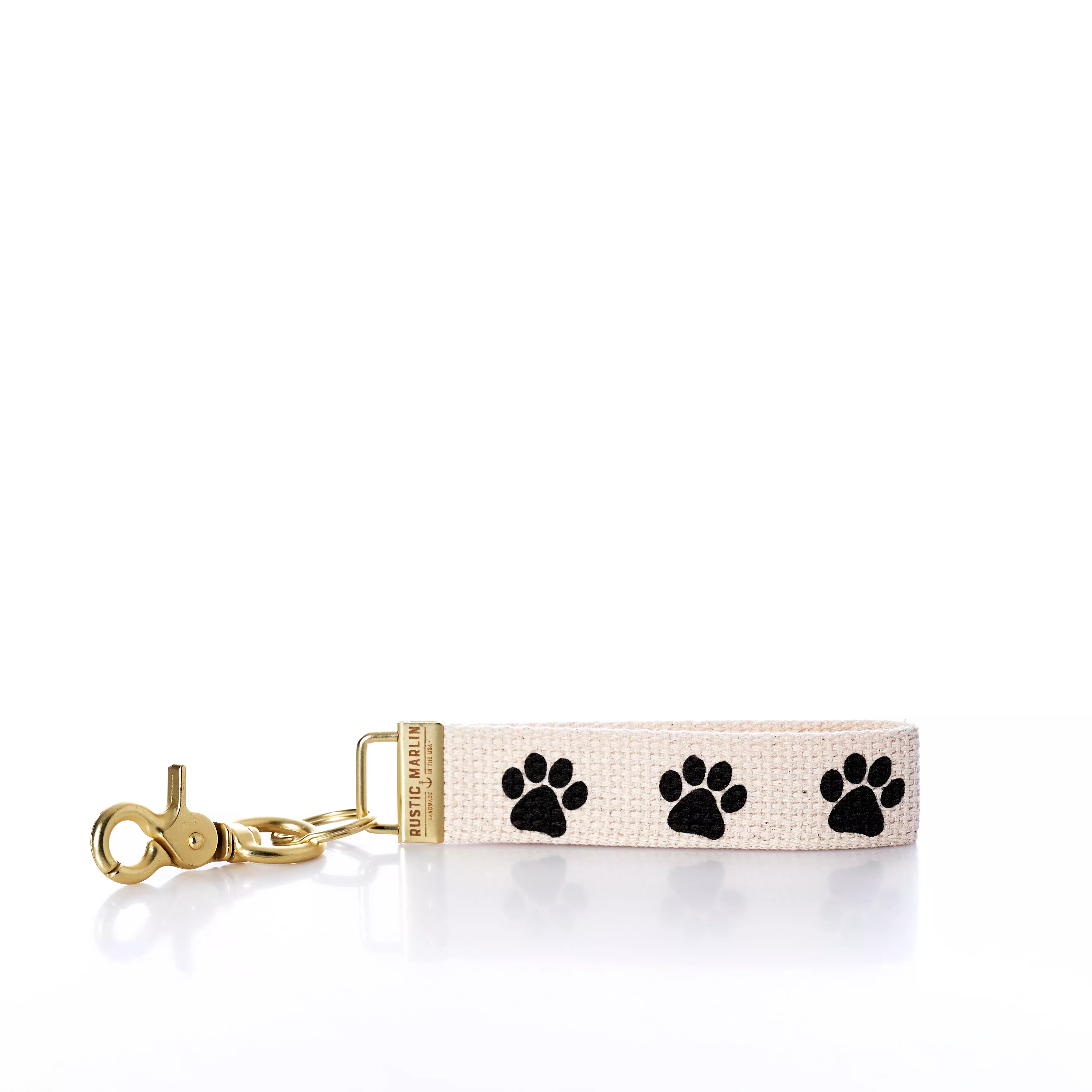 Rustic Marlin - Keychain Paw Prints