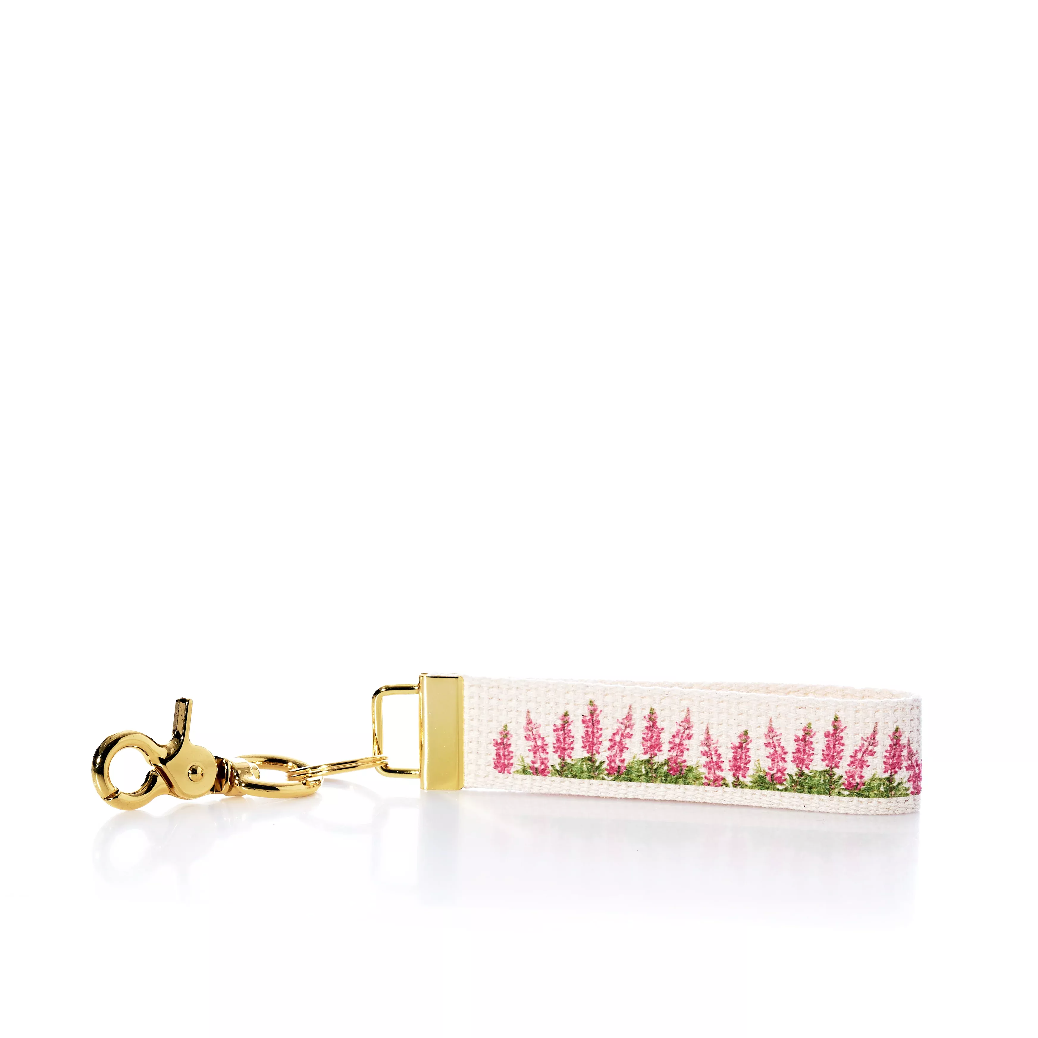 Rustic Marlin Keychain - Pink Lupine