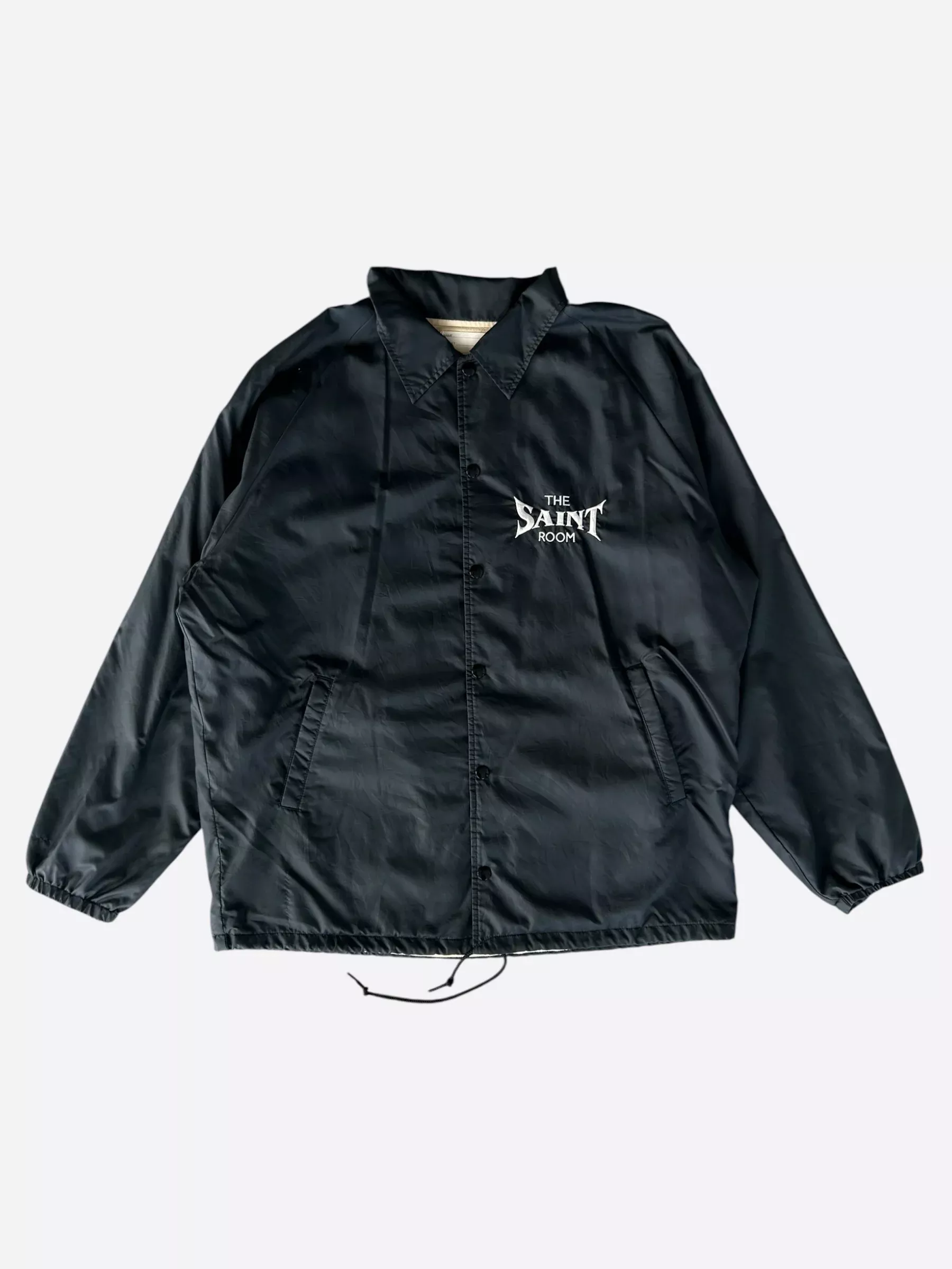 Saint Michael Black & White Saint Room Coach Jacket
