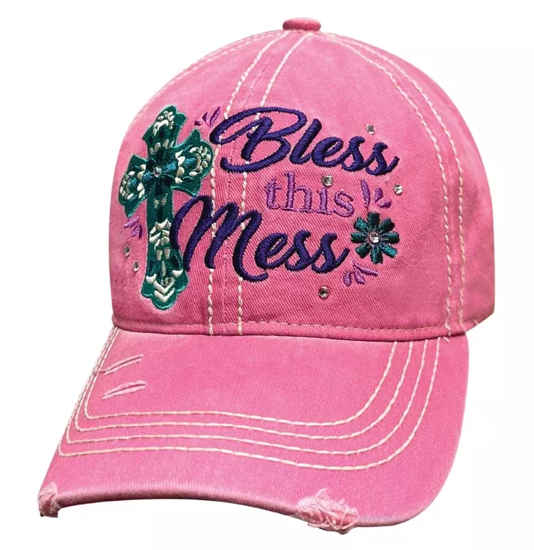 SBLTMS - Bless This Mess Pink Cap