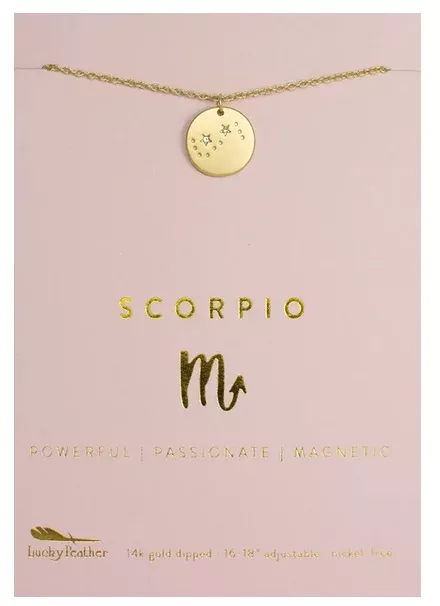 Scorpio Zodiac Necklace